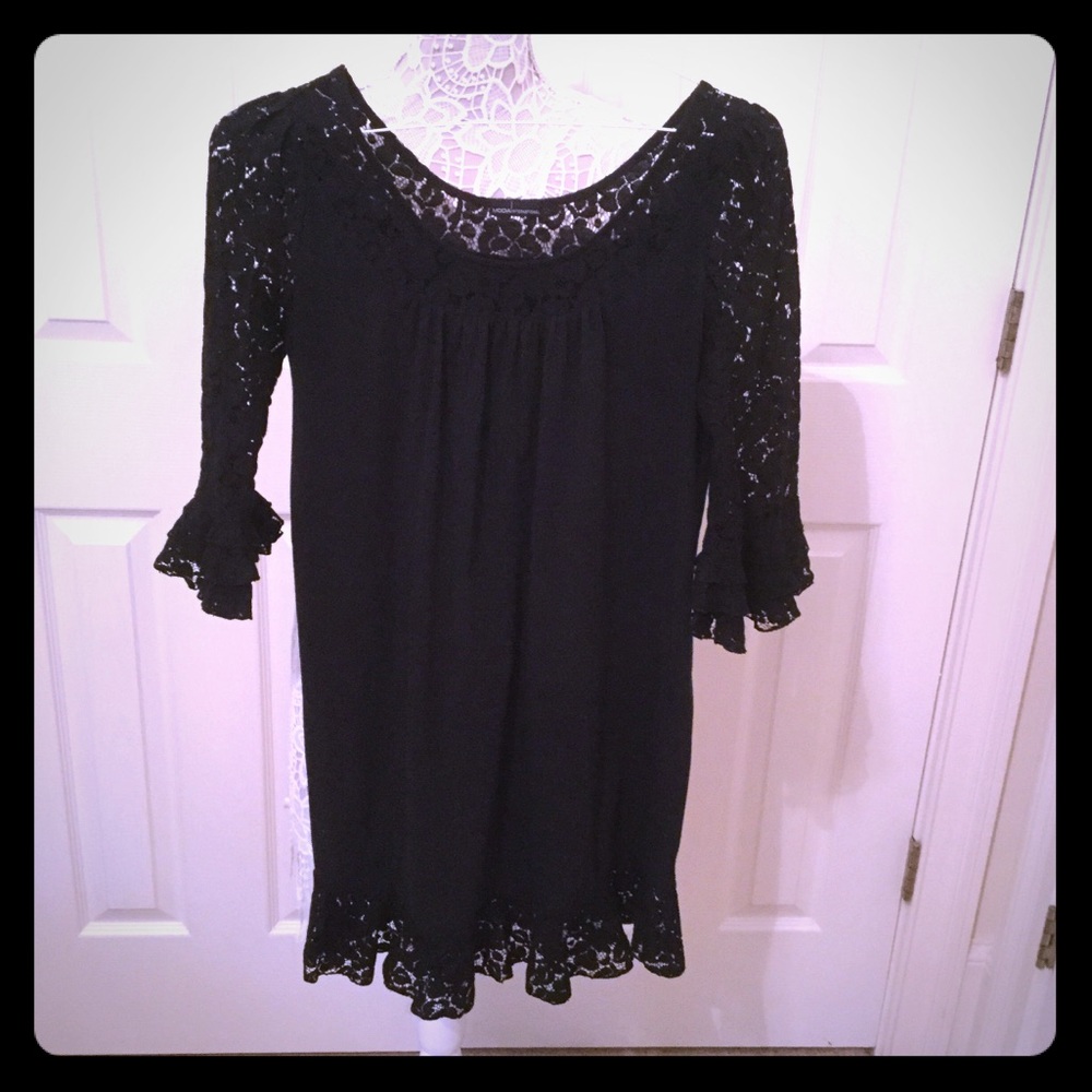 Moda International black dress